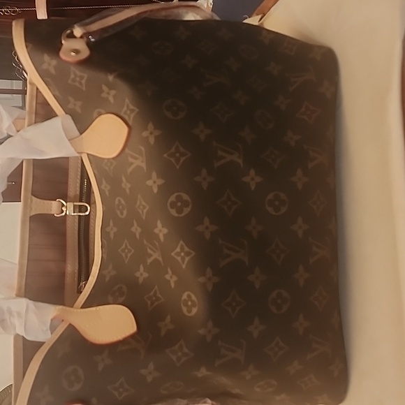 The Unbranded Brand Handbags - Brown Monogram Canvas NEVERFULL MM TOTE